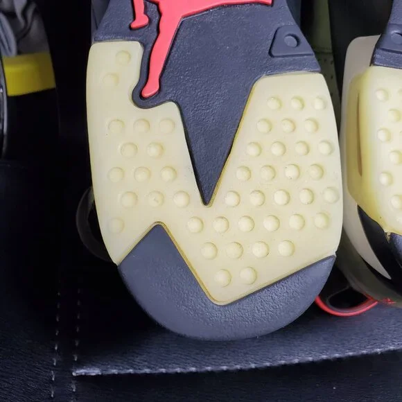 2019 air jordan retro 6 travis scott olive green size 10.5 no box worn rare